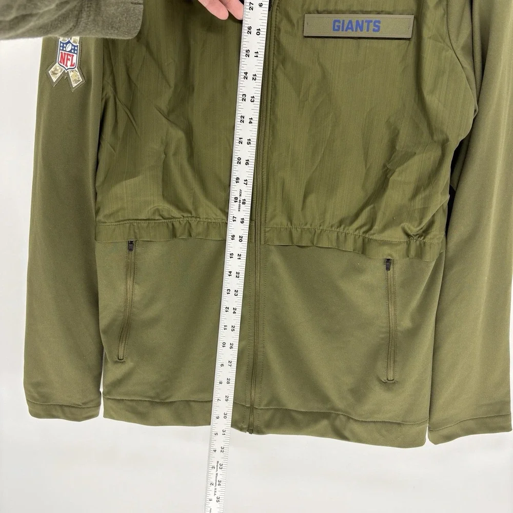 Nike Mens New York Giants Salute to Service Hybrid Jacket Mens Large Army Green